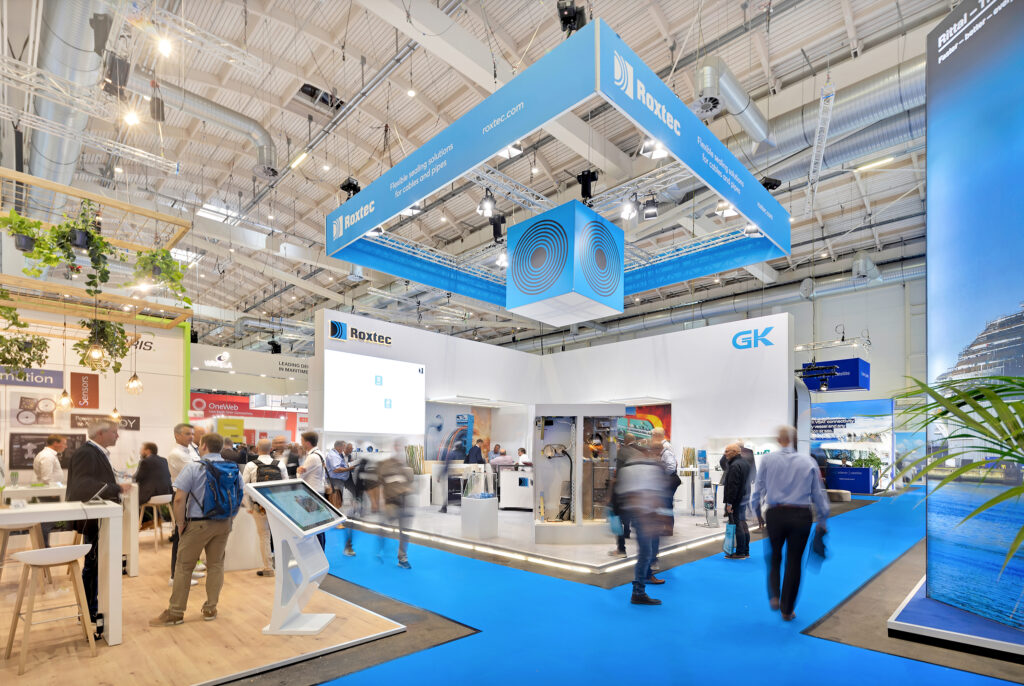 EMS Messestand für die Firma Roxtec